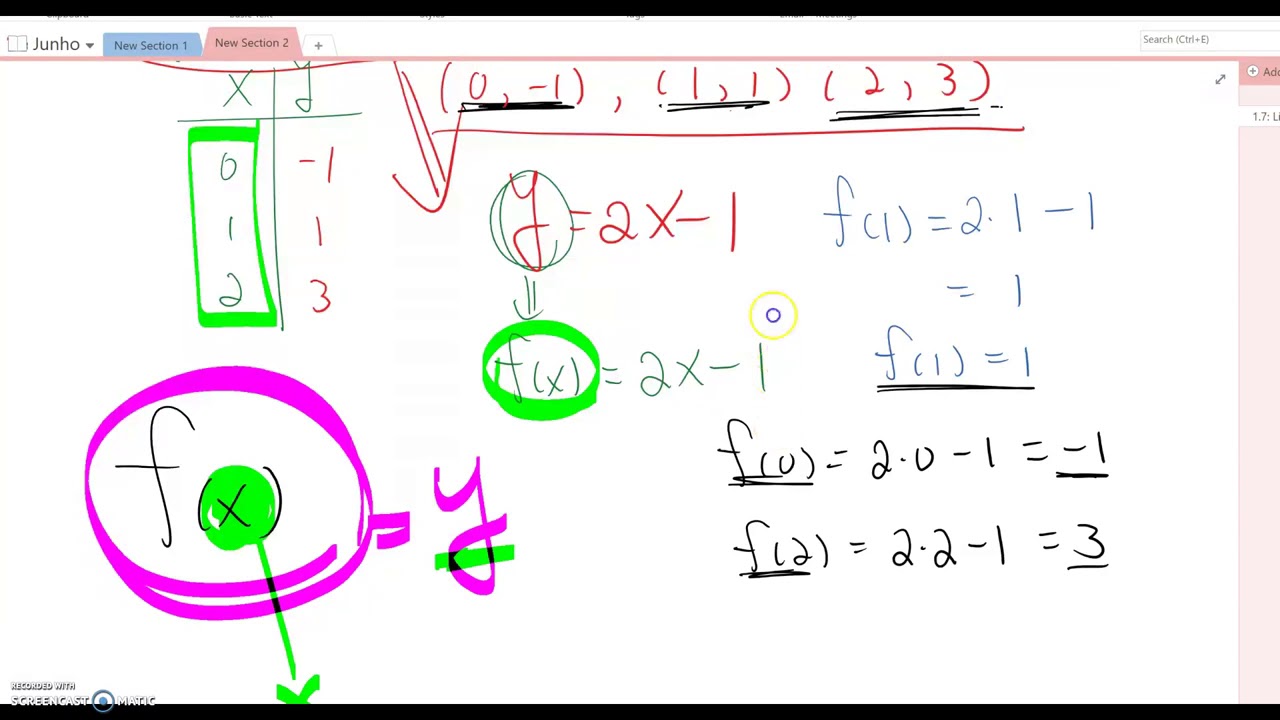 1.8.3 Function Notation Part 1 - YouTube