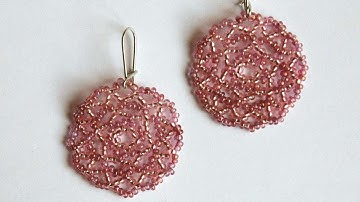How To Make Openwork Earrings With Beads - DIY Crafts Tutorial - Guidecentral