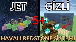 MİNECRAFT'TA İŞİNİZE YARAYACAK 5 HAVALI REDSTONE SİSTEMİ!  Minecraft