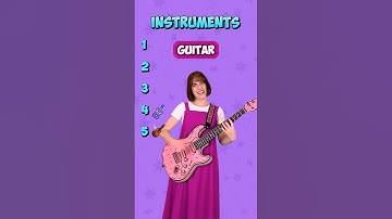 English Instruments – Piano, Flute, Xylophone, Guitar, Violin | Wheels on the Bus #english