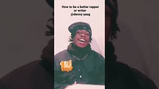 Download Lagu How to be a better rapper or writer |Denny Yaag MP3