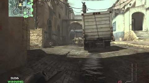 MW3 Across map throwing knife on infected