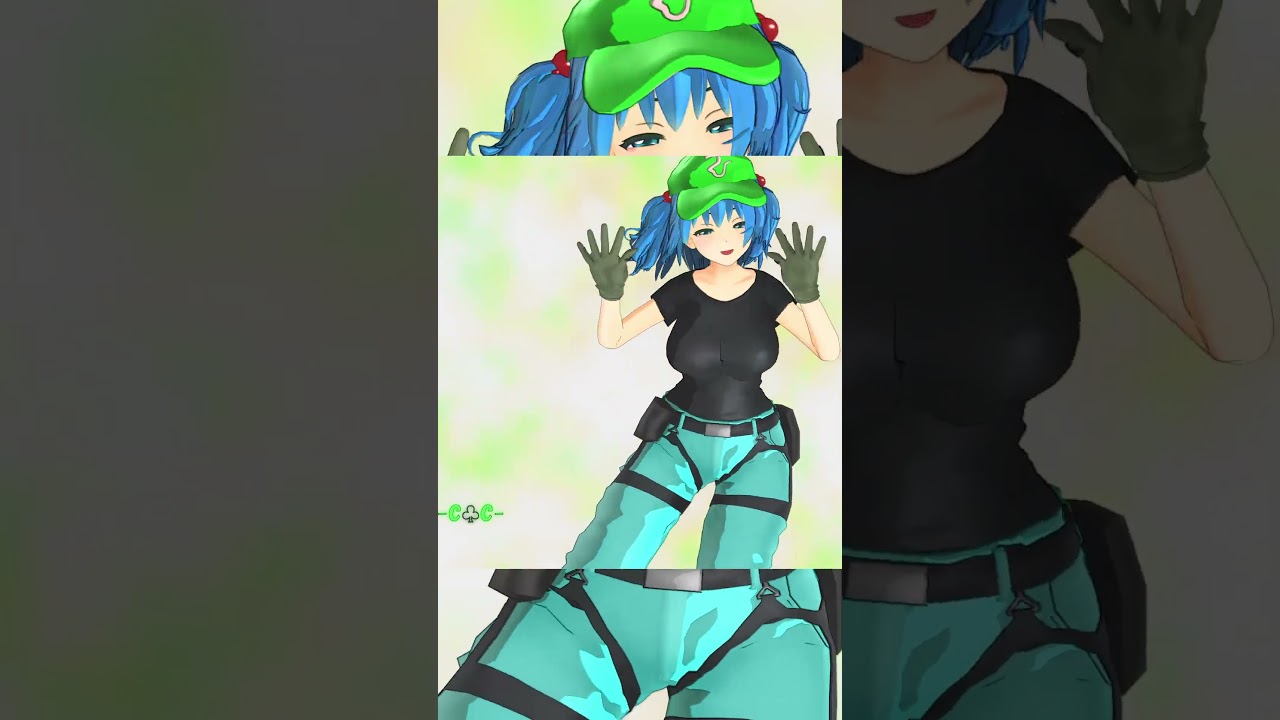 【MMD】かっぱ【天羽式河城にとり】 #mmd #河城にとり