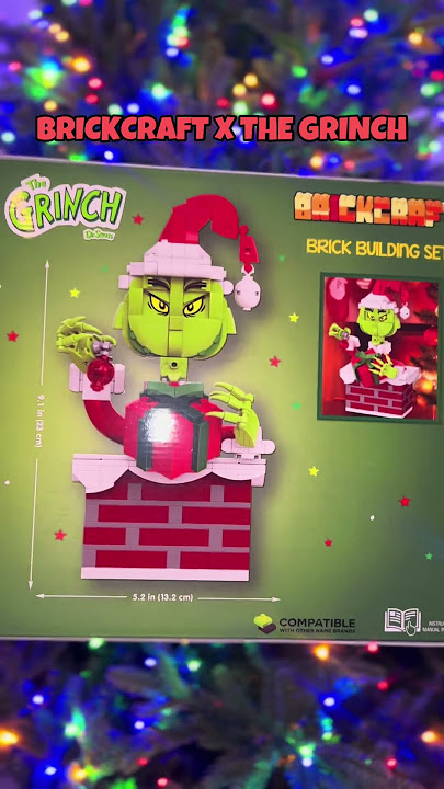 Brickcraft x The Grinch sets are now available exclusively at Walmart for a limited time ⭐️💚🎁🎄🦌