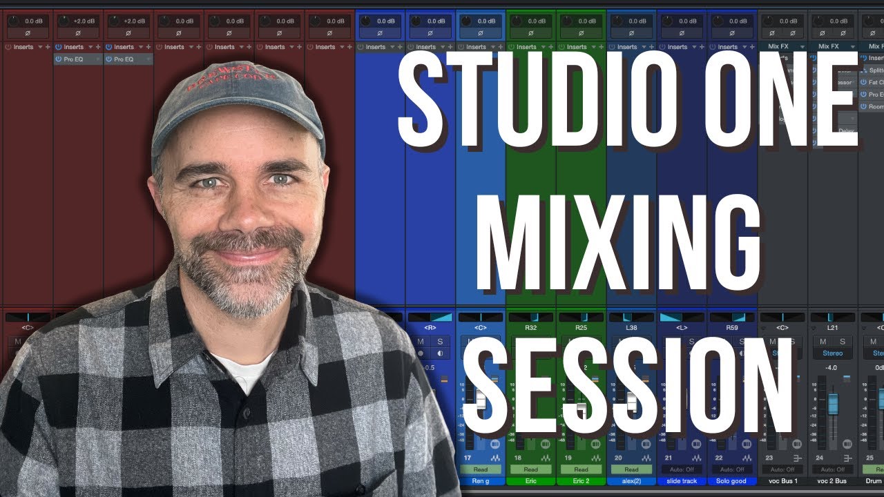 How to Mix a Song in Studio One - YouTube
