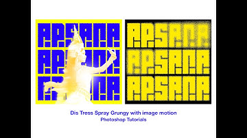 How to Create Distress Spray Grungy Text Effect in Photoshop Tutorials