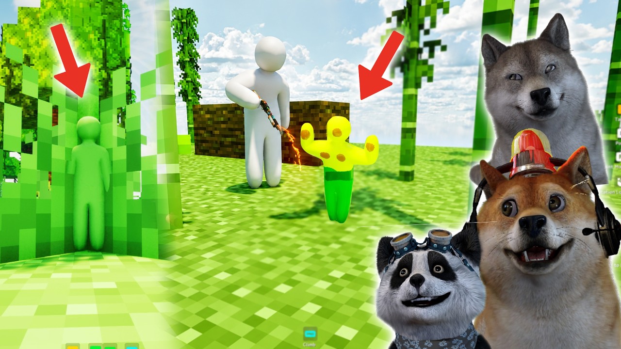 TRIO KOCAK MAIN PETAK UMPET DI MAP MINECRAFT! - MECCHA CHAMELEON