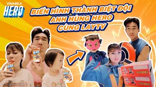 SỮA TRÁI CÂY VINAMILK HERO | BIẾN HÌNH THÀNH BIỆT ĐỘI ANH HÙNG HERO CÙNG LAY TV