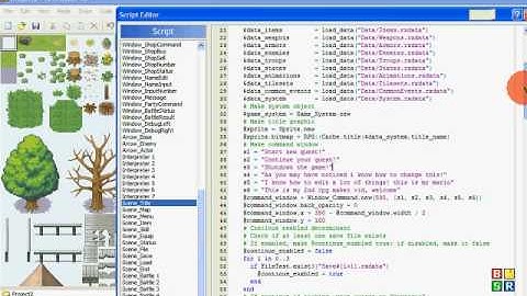 rpg maker xp how to customize the title screen to whatever you want part 2/3