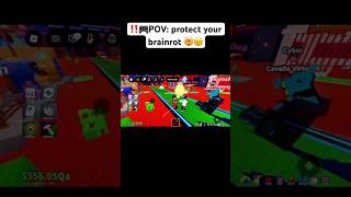 🔥 Bro got my brainrot #roblox 😭🎮 #shorts #stealabrainrot # admin abuse