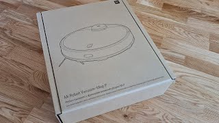 Распаковка Робот-пылесоса XIAOMI Mi Robot Vacuum Mop P Черный