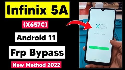 Infinix Smart 5A Frp Bypass Android 11 | Infinix X657C Google Account Remove New Method 2022