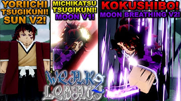 Becoming Kokushibo & Unlocking Moon Breathing v2 In Roblox Weak Legacy 2... Here