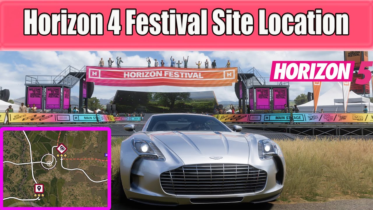 Where is Horizon 4 festival site in Forza Horizon 5?