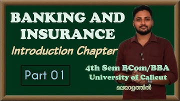 Meaning and features of Bank | Banking and Insurance | Calicut University | Bcom/ BBA | Part 1