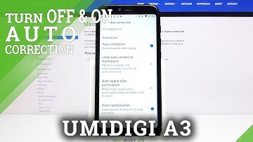 Activate Auto-Correction Feature – UMIDIGI A3 & Keyboard Options