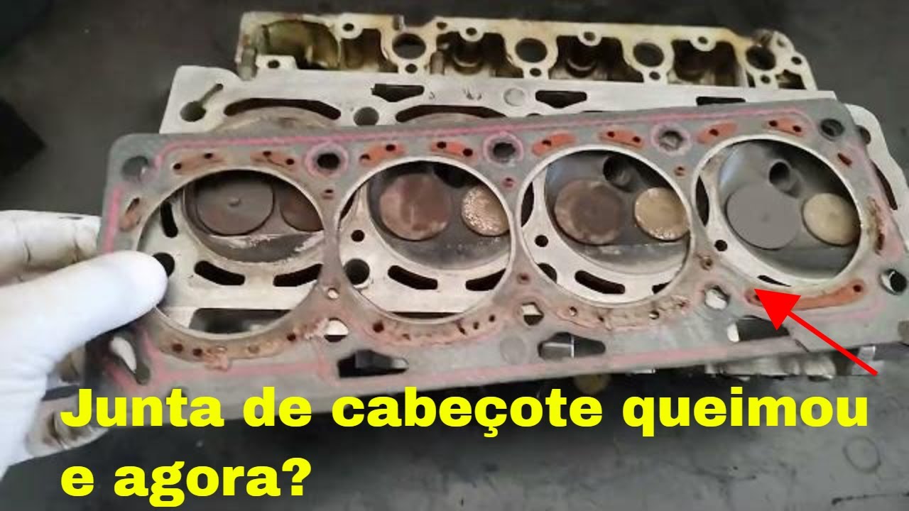 Junta de cabeçote queimou! É só trocar junta? Qual o prejuizo? - YouTube