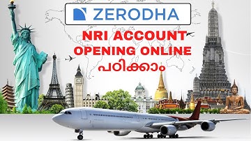 NRI ZERODHA Account Opening Online malayalam Tutorial | Complete process Online