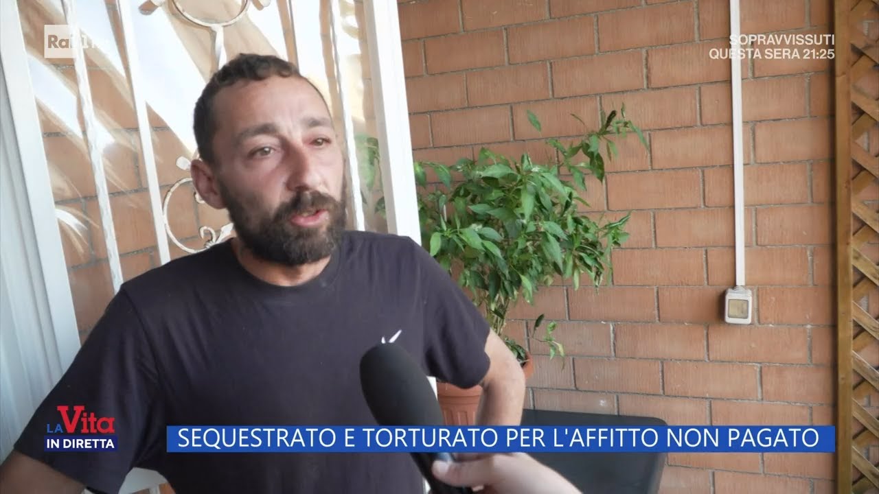 Sequestrato e torturato per l'affitto non pagato -La vita in diretta 17/10/2022