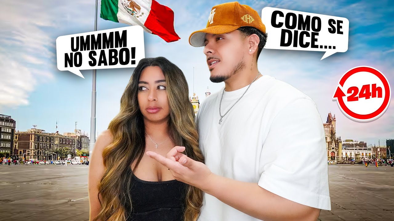SPEAKING ONLY SPANISH For 24 Hours!! *HILARIOUS* - YouTube