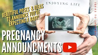 Pregnancy Announcement Ideas - Creative Ways to Announce You're Expecting A Baby! 👶🚼🍼🤱🤰👼