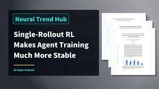 Single-Rollout RL Makes Agent Training Much More Stable
