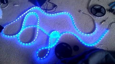 ws2801 led strip using FastSPI_LED