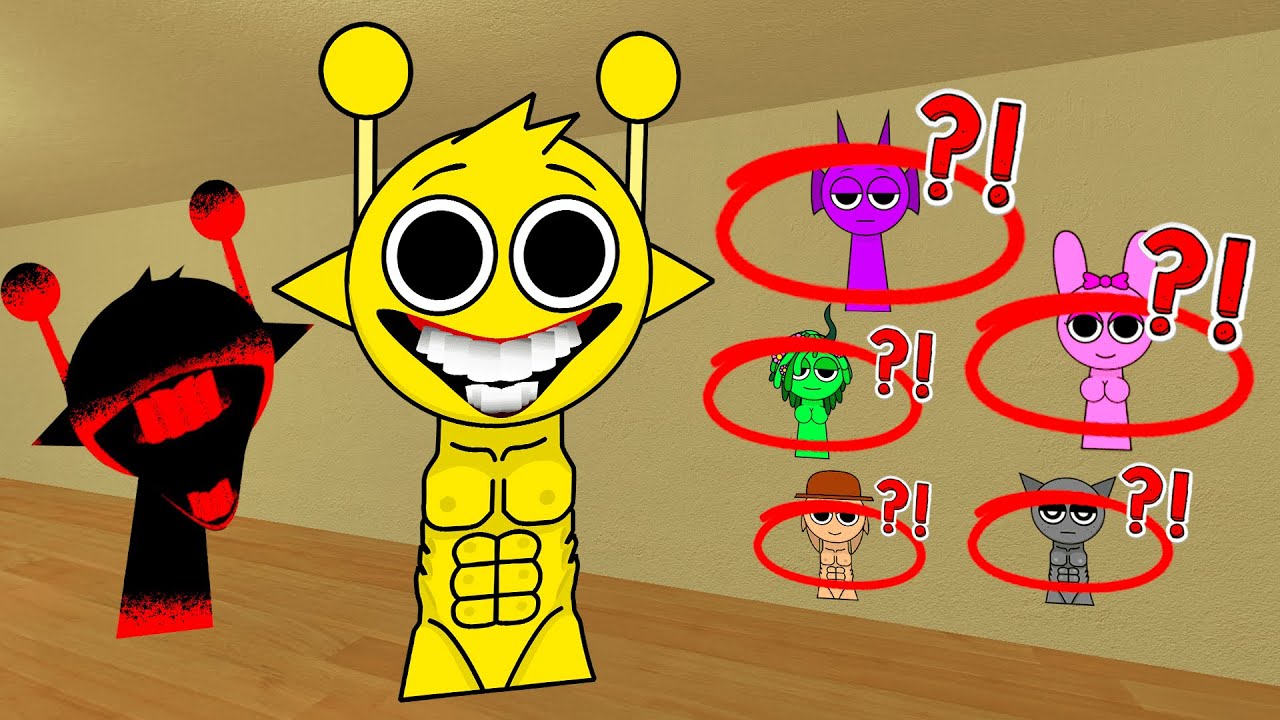 Счастливый Саймон Спрунки хочет, чтобы я нашел всех сильных Спрунки в Garry's Mod!