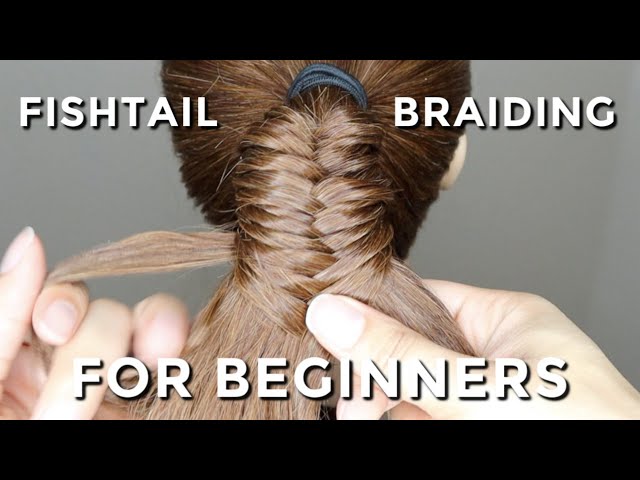 HOW TO QUICKLY CREATE A FISHTAIL BRAID HAIRSTYLE TUTORIAL USING KANEKALON  HAIR - YouTube