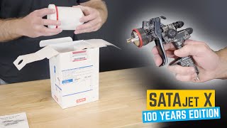 SATAjet 100 B Spray Gun 100 Years Special Edition | Limited SprayGun Review & Unboxing