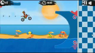 Moto X3M 5 Pool Party (level 17) Gameplay 