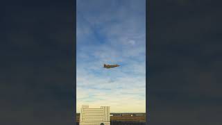F-35C Lightning ll sundown flyby
