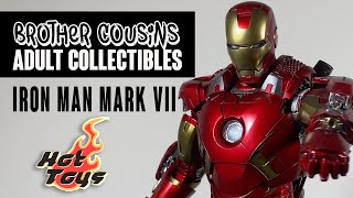Обзор литья под давлением Мстителей Hot Toys Iron Man MK7 (Mark VII)