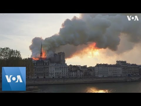 Fire Breaks Out at Notre Dame Cathedral in Paris