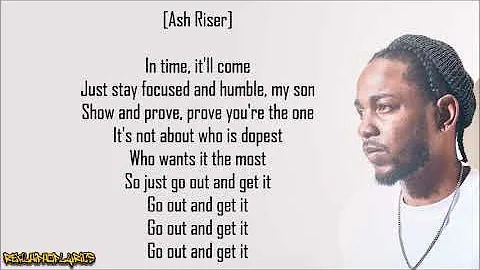 Kendrick Lamar - Determined ft. Ash Riser (Lyrics)