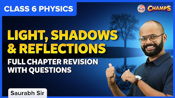 Light, Shadows and Reflections | Important Questions and Answers l Class 6 | Science | BYJU