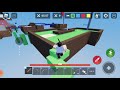 playing roblox bed wars