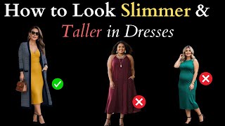 How To Look Slimmer In Dresses - Dresses That Make You Look Thinner &  Taller - Elegant Outfits!