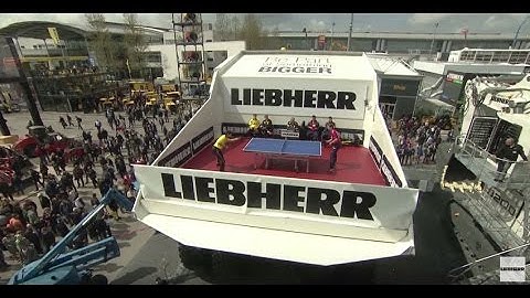 Liebherr - "Match in the Mining Truck" at 2016 Bauma