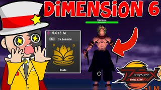 ANIME FIGHTING SIMULATOR UPDATE ROBLOX *DIMENSION 6* NEW DEMON BOSS *UPDATE 21*