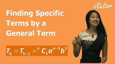 💯 Finding Specific Terms by a General Term in Binomial Expansion, Watch this video!