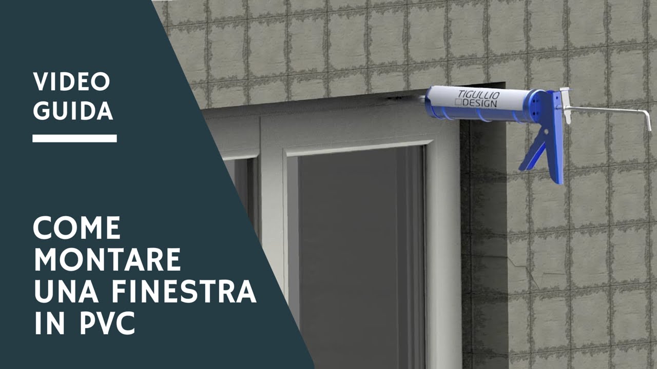 Come montare una finestra in pvc in 9 passi youtube Montaggio finestre pvc