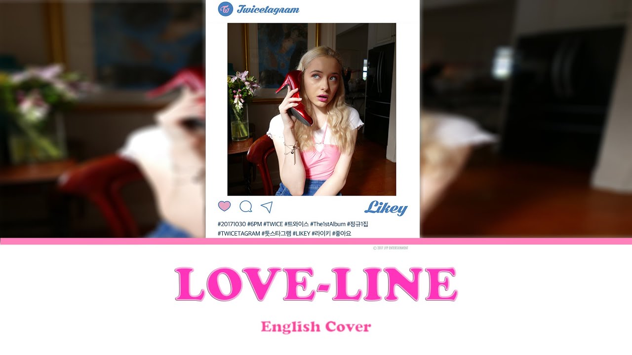 Twice Love Line English Cover Lyric Video Youtube