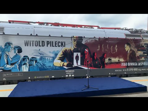 W hołdzie rtm. Witoldowi Pileckiemu. Pociąg PKP Intercity | Portal TV Republika