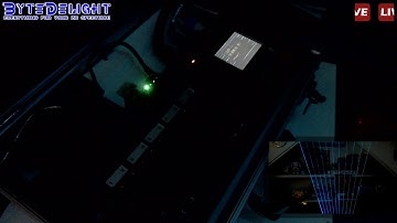 ZX Spectrum laserharp - Counting down..