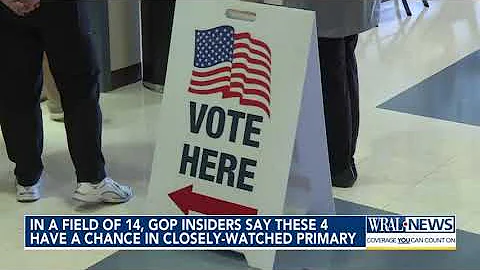 In a field of 14, GOP insiders say these 4 have a chance in closely watched primary