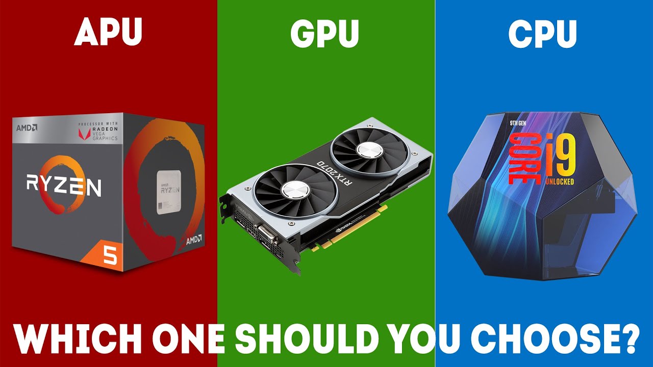 APU CPU vs GPU - What's The Difference? [Simple Guide] - YouTube