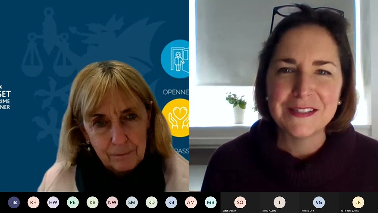 PCC Sue Mountstevens and Domestic Abuse Commissioner Nicole Jacobs