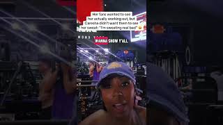 No Days Off! 💦 Caresha Takes Us To Her Gym #celebrity