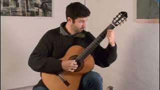 Evan Taucher: Miguel Llobet - El Testament d'Amèlia, Guitar: 2022 Kris Barnett Classical Guitar